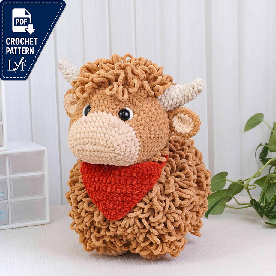 Highland Cow Crochet Pattern Projects for Amigurumi Fans 2